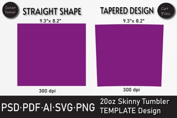 20 Oz Skinny Tumbler Sublimation Graphics for Crafts