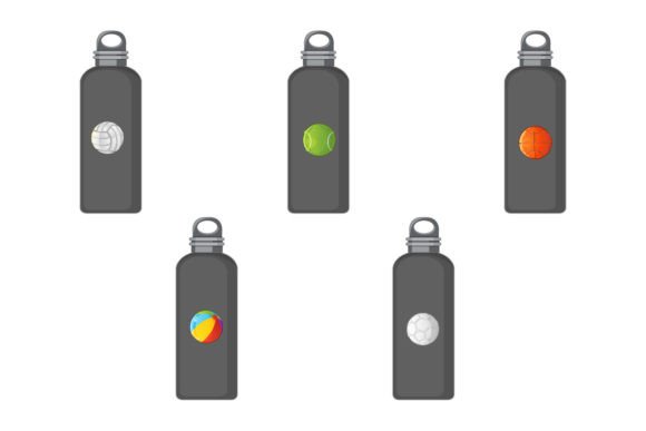 Ball Design Black Tumbler Graphics & Illustrations