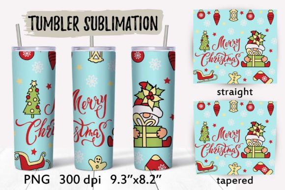Christmas Gnome Tumbler Wrap N6: Graphics & Crafts Review