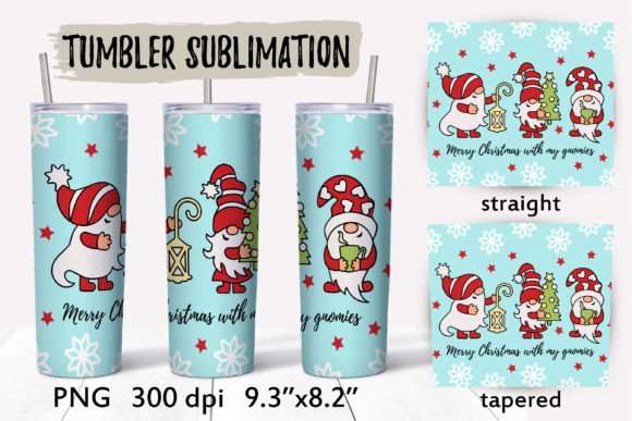 Christmas Gnomes Tumbler Wrap N2: Graphics & Crafts Review