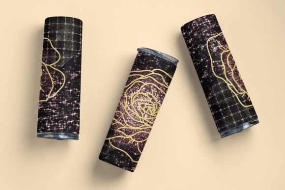 Glitter Rose 20 Oz Skinny Tumbler Wrap: A Designer’s Review