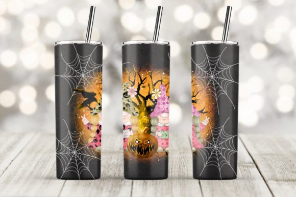 Halloween Gnome 20oz Skinny Tumbler