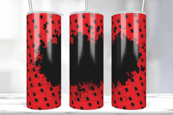 Halloween Spider Tumbler Wrap Graphics & Print Templates