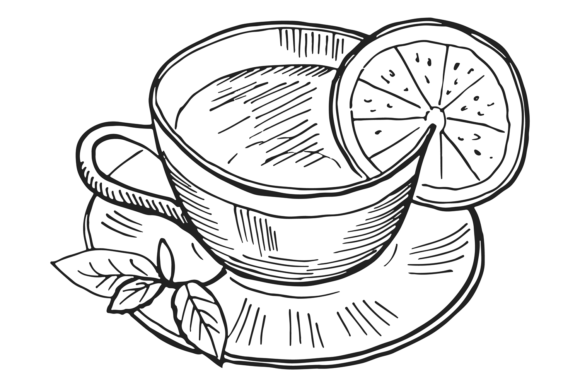 Hot Cup of Tea with Lemon & Mint: Graphic Illustration Review