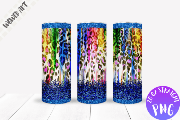 Leopard 20 Oz Skinny Tumbler Wrap for Crafts & Graphics
