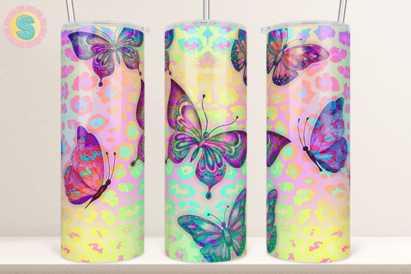 Seamless Butterfly Leopard Tumbler Wrap Embroidery Review