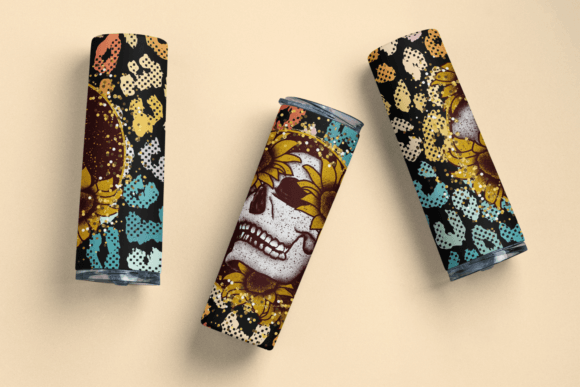 Skull Face Tumbler Wrap: Crafts & Graphics Review