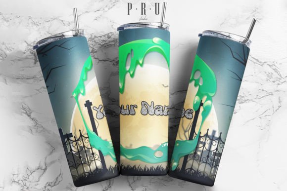 Spooky Halloween Tumbler Graphics for Crafts