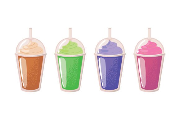 Tea Flavored Cup Drink Graphics for Illustrations