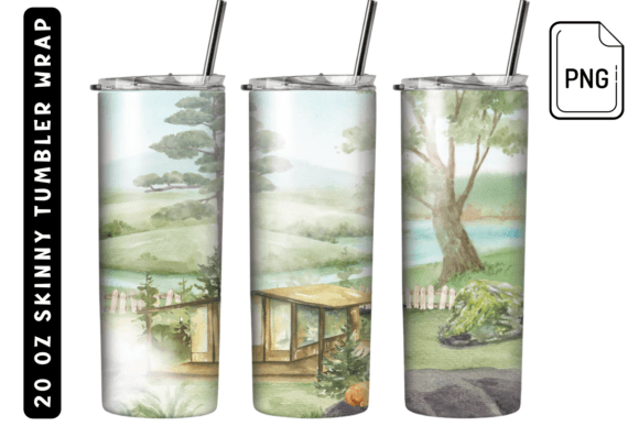 Watercolor Sublimation 20oz Tumbler Wrap Review