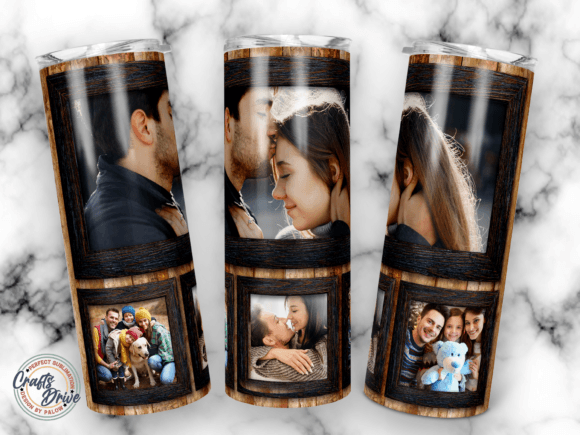 Wood 3 Photo Collage Tumbler 20oz Png: Graphics & Crafts Review